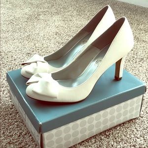 Formal white heels - perfect for a wedding!